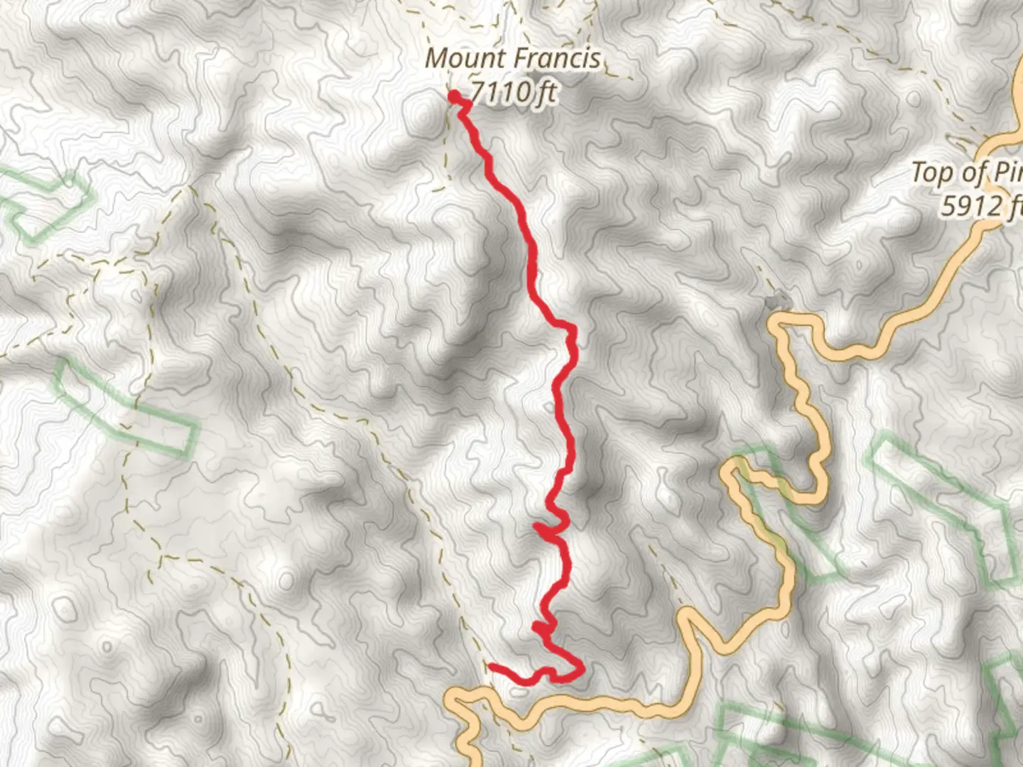 An image depicting the trail East Copper Trail and its surrounding area.