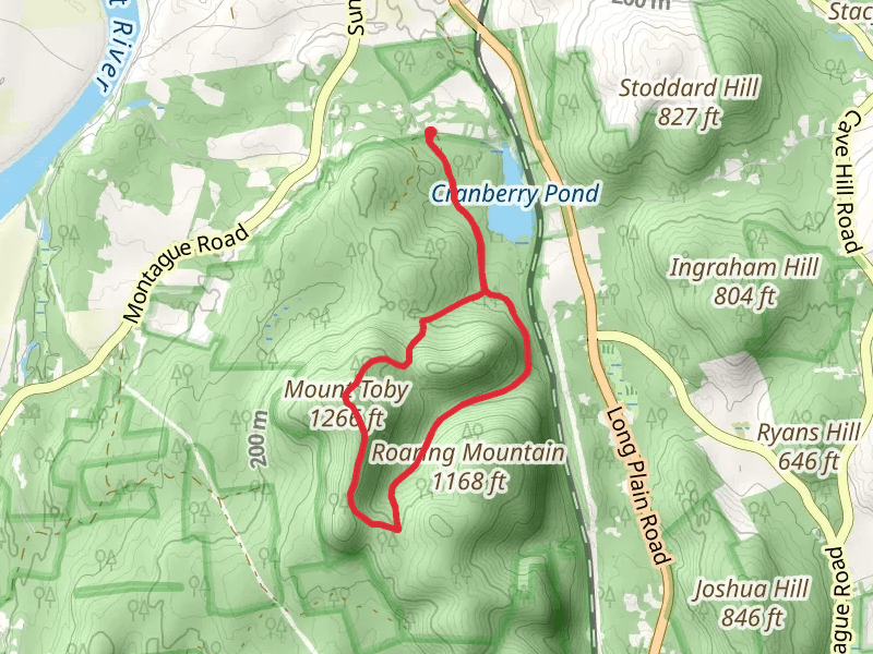Mount Toby and Cranberry Pond Loop