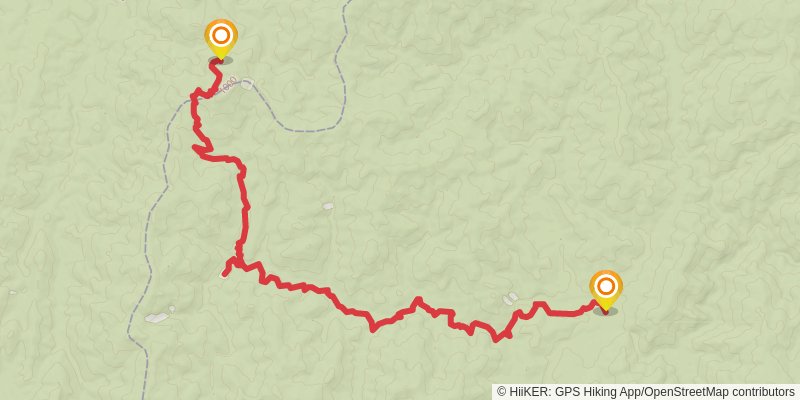 Moerangi Track stage 2 Map