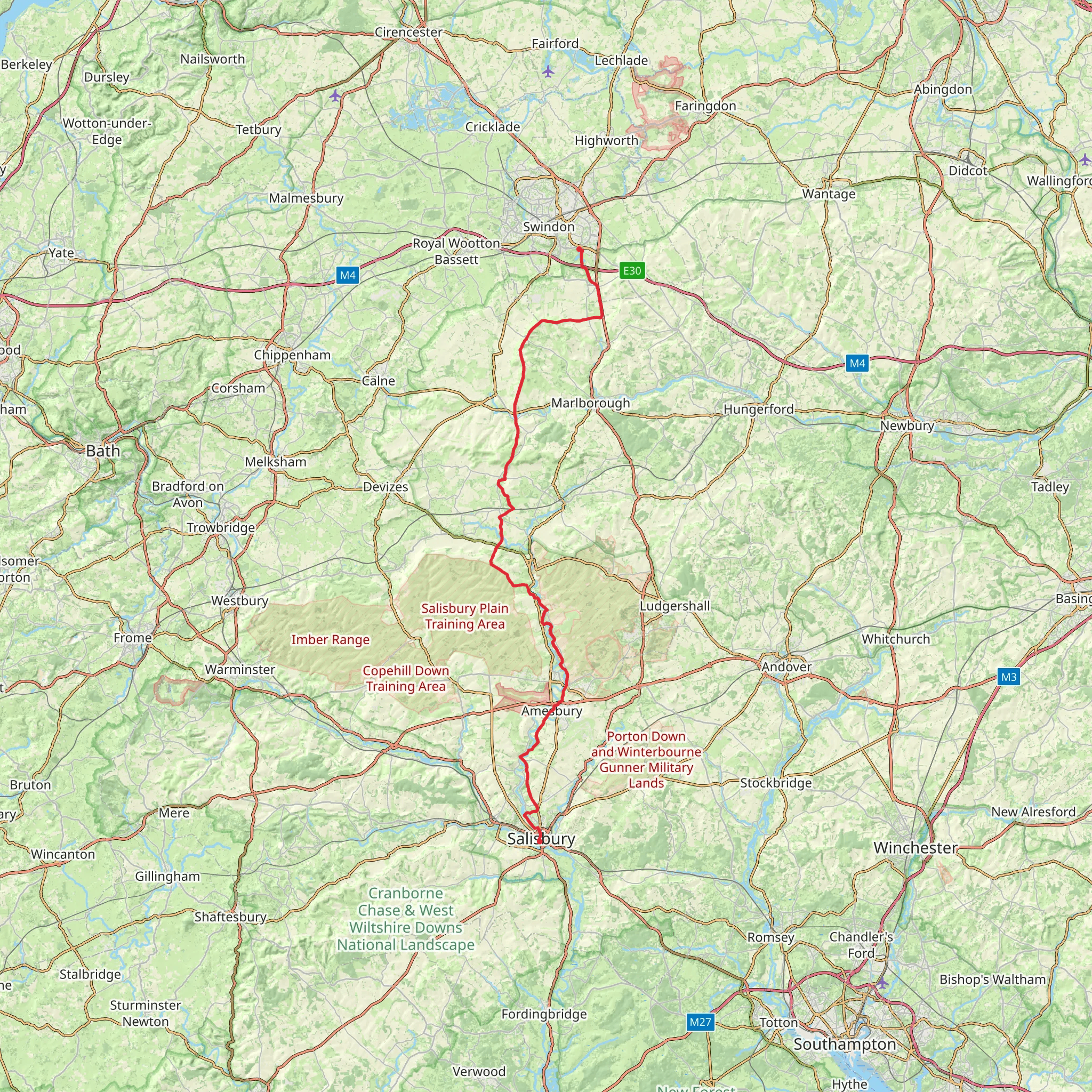 Great Stones Way mobile static map