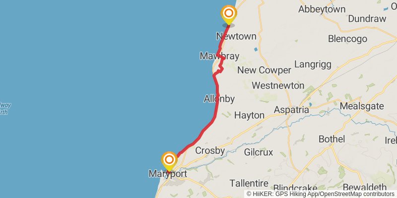 Allerdale Ramble stage 4 Map