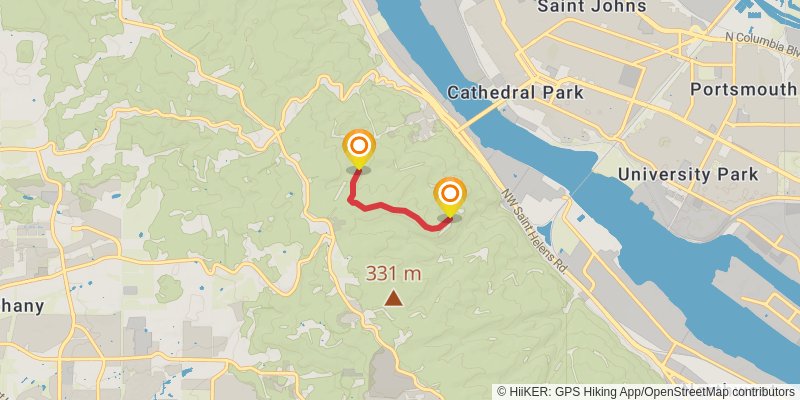 Wildwood Trail alt 3 Map