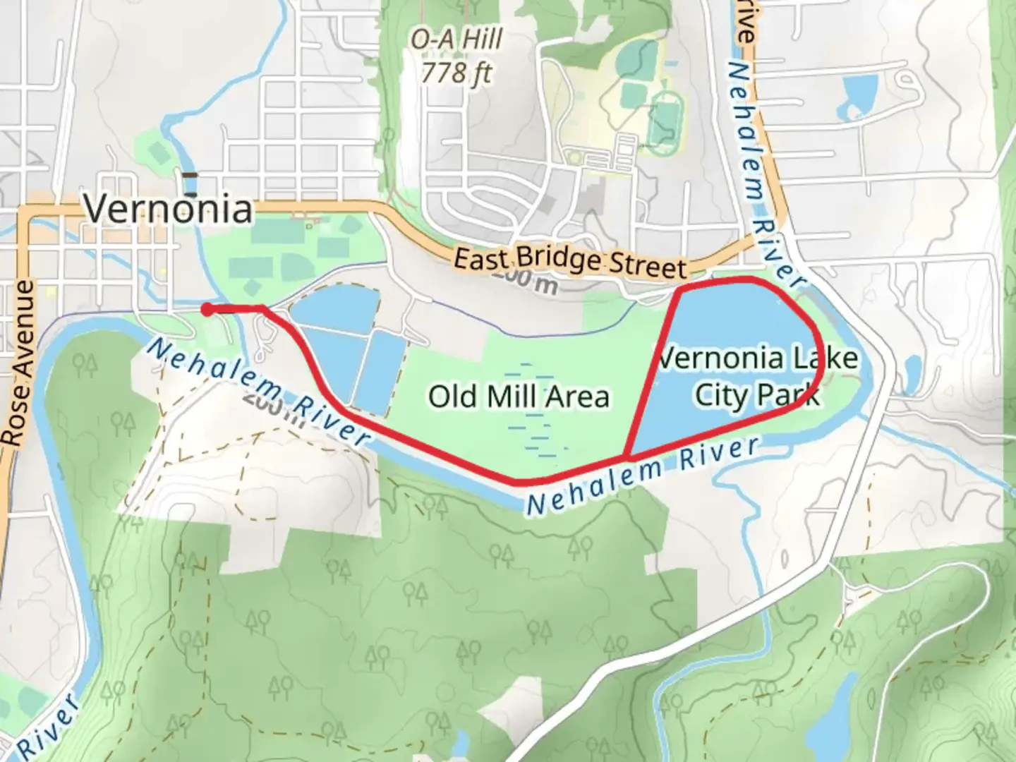 An image depicting the trail Banks - Vernonia Trail and its surrounding area.