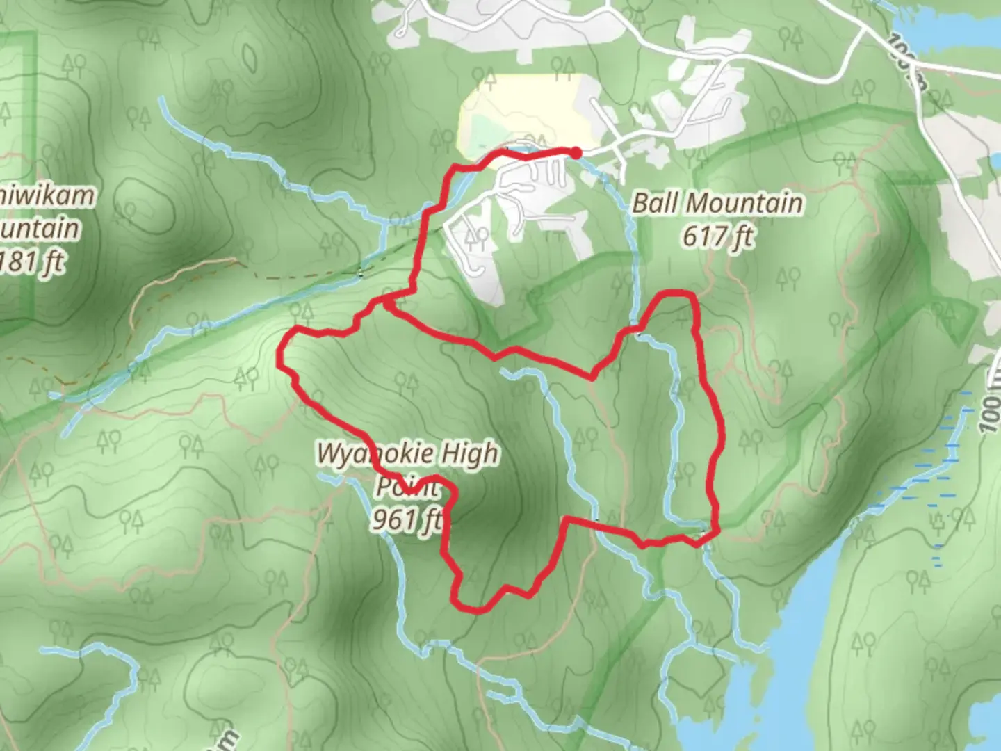 An image depicting the trail Hewitt-Butler and Mine Loop Trail and its surrounding area.