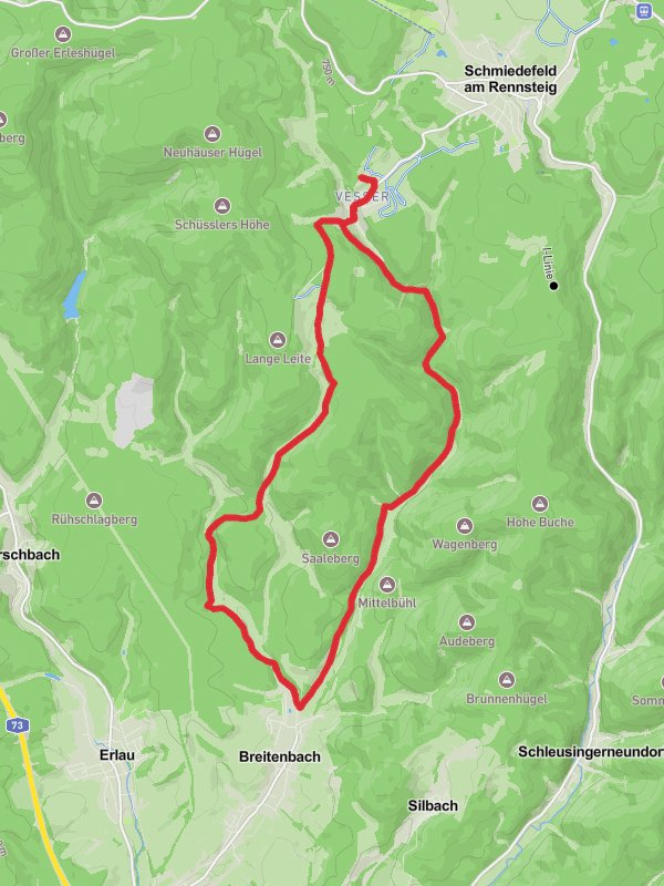 Saaleberg and Erdeberg Loop - Veeser