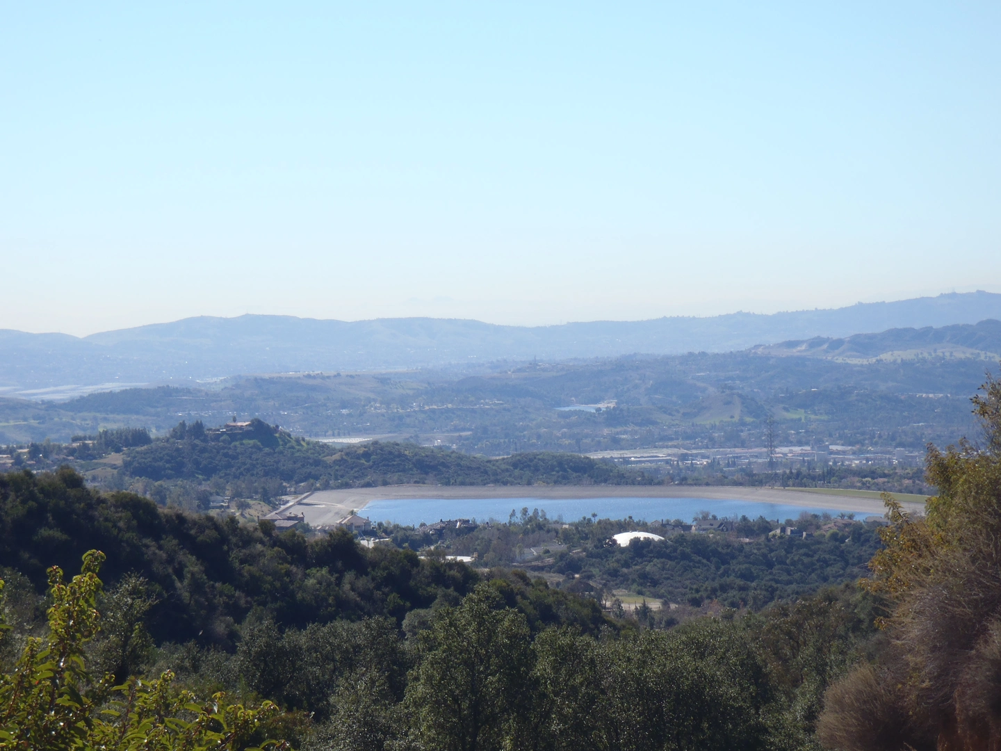 An image depicting the trail Thompson Creek Reservoir Loop and its surrounding area.