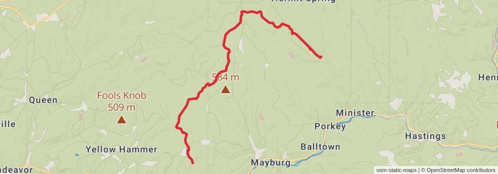 American Perimeter Trail - Northern Appalachian Primary stage 19 Map