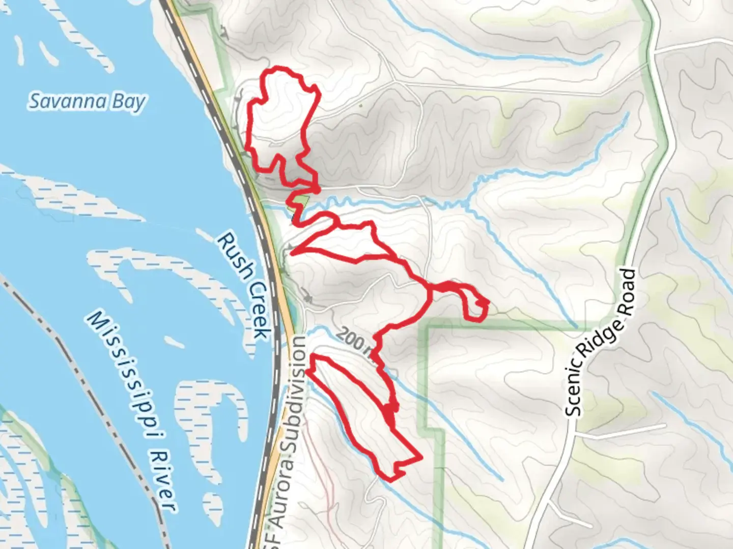 An image depicting the trail Prairie View Trail and Sentinel Trail Loop and its surrounding area.