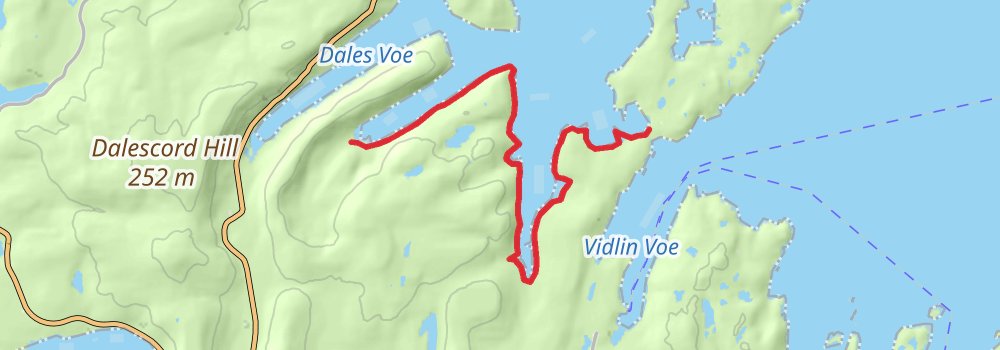 Coastal Walk of Shetland - East stage 10 Map
