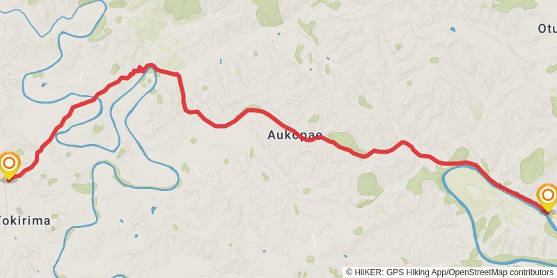 Forgotten World Highway stage 2 Map