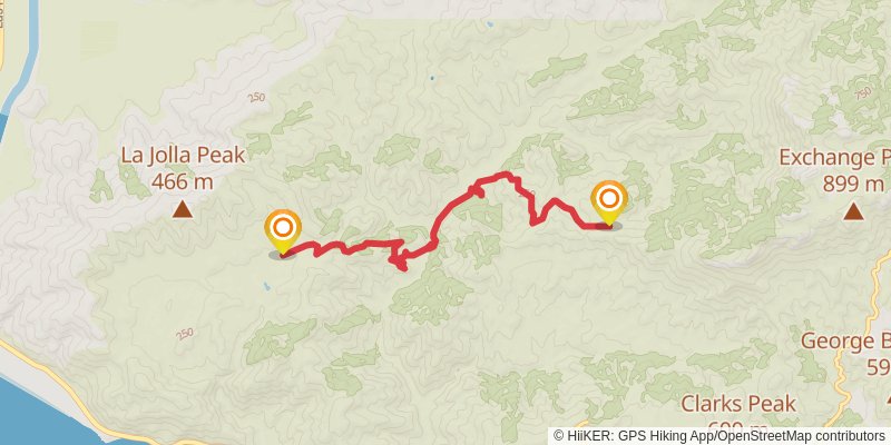 Point Mugu State Park Loop stage 2 Map