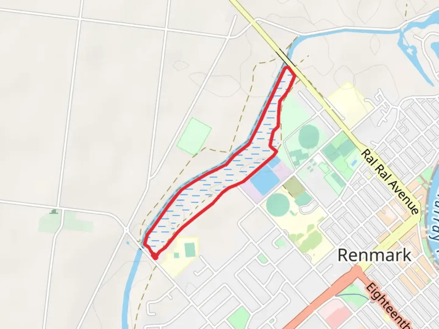 An image depicting the trail Bookmark Creek Trail and its surrounding area.