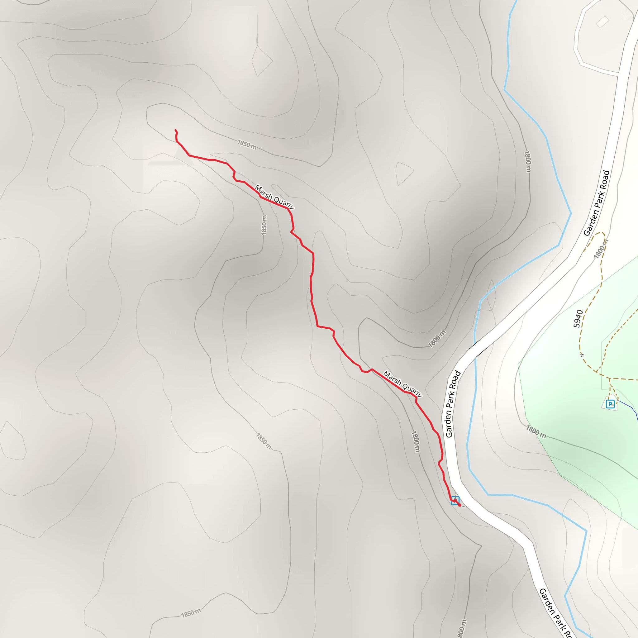 Marsh Quarry Walk mobile static map