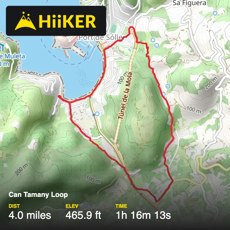 A map preview of the recording Can Tamany Loop.