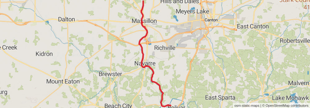 American Perimeter Trail - North Country Primary stage 8 Map