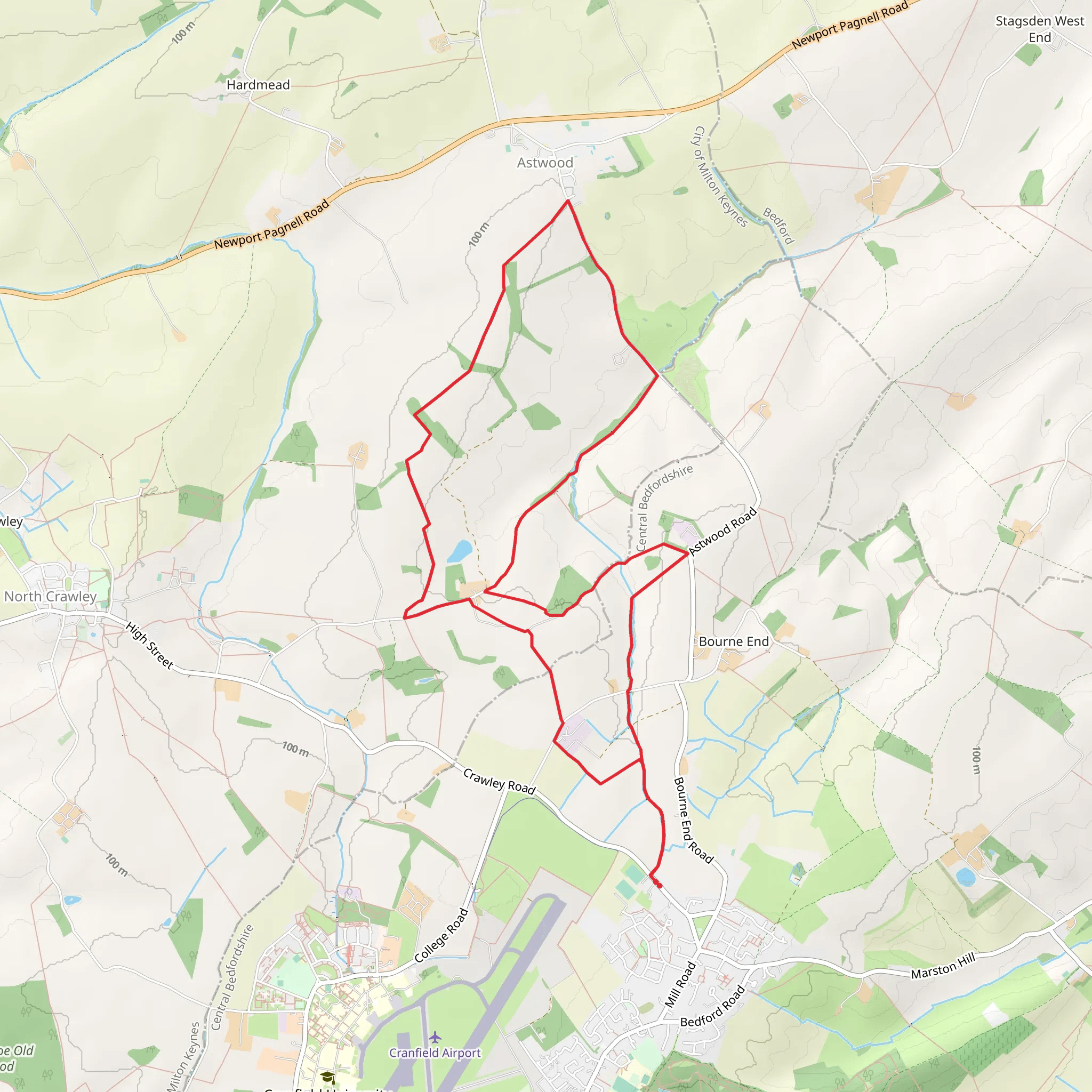 Coldsplash Wood Loop mobile static map