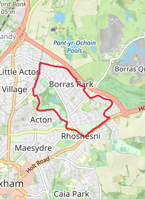 Early morning walk to fishish off the 56 Miles  charity challenge for Prostate cancer research.  mobile static map