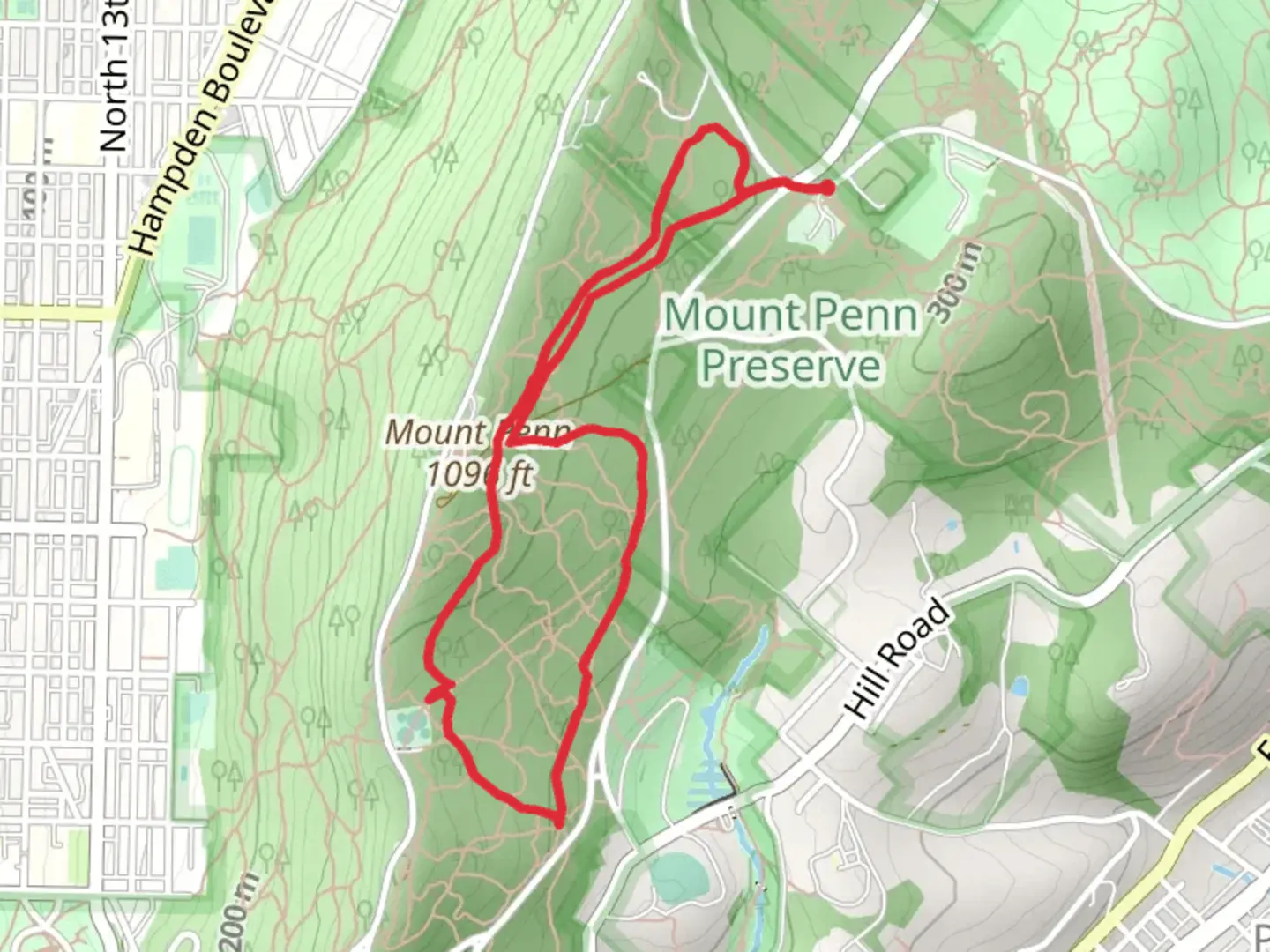 An image depicting the trail Drenkel Field Loop Trail via List Road and its surrounding area.