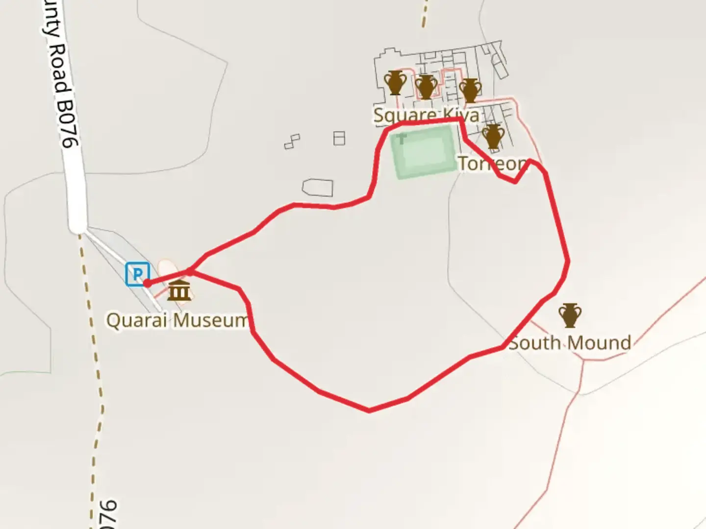 An image depicting the trail Mission Loop Trail and its surrounding area.