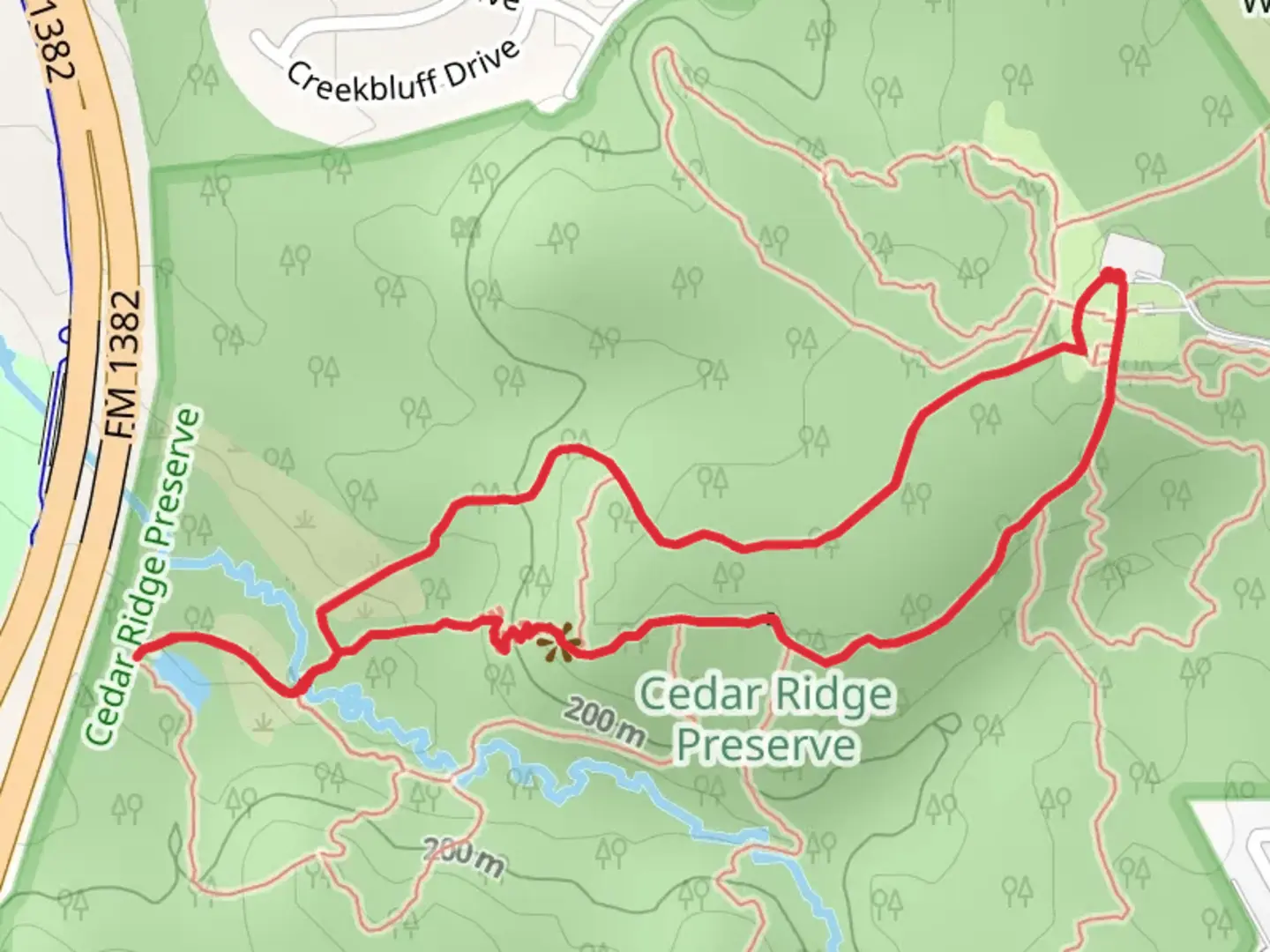 An image depicting the trail Cattail Pond and Escarpment Loop Trail and its surrounding area.