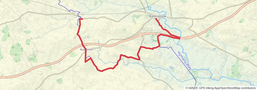 The Ireland Way® stage 22 Map