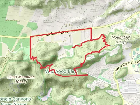 Mesa, Santa Rosa and Lower Santa Rosa Loop Trail