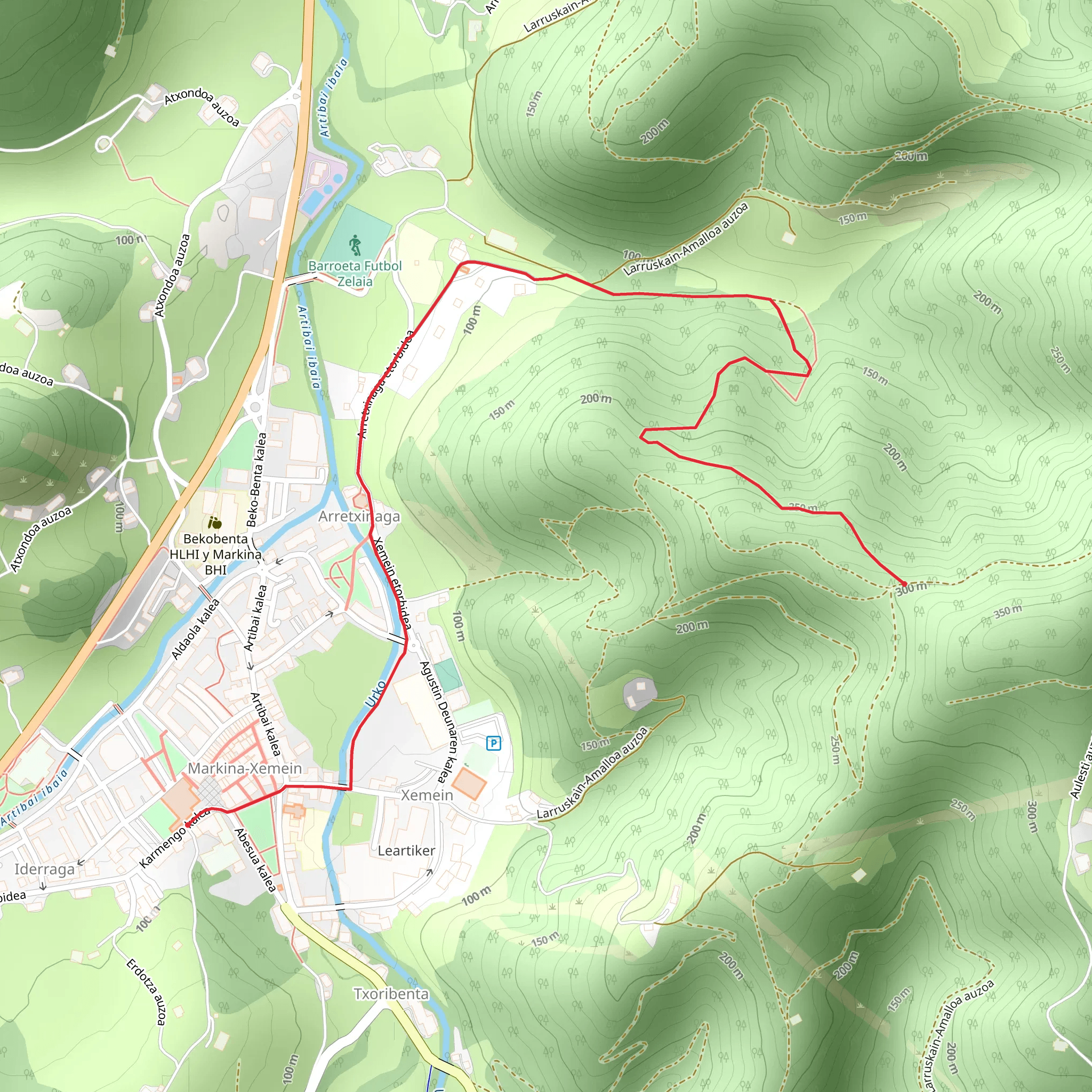 Variation of Barroeta and Arretxinaga PR-BI 22-1 mobile static map