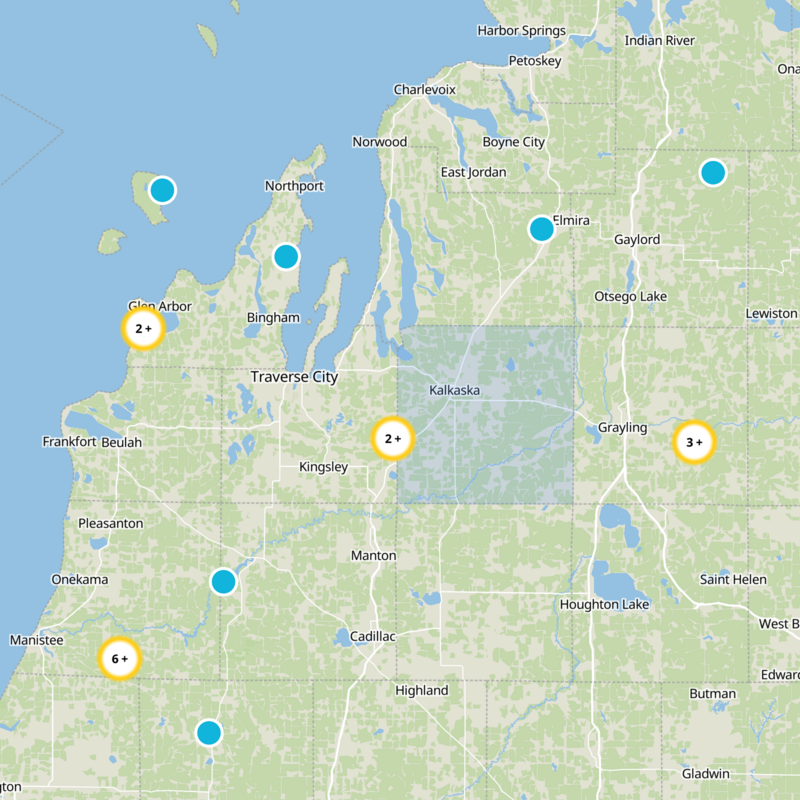 Kalkaska County Static Map