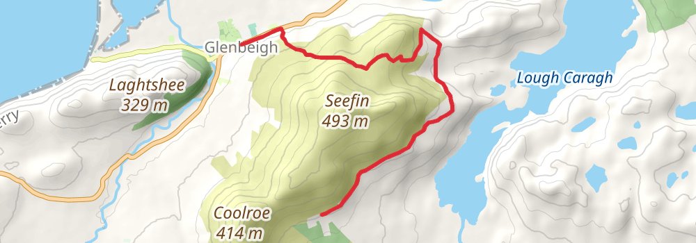 Kerry Way 8-Day Moderate Tour (Hillwalk Tours) alt 3 Map