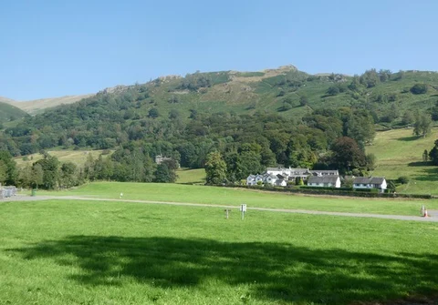 An image depicting the trail Grasmere Riverside and Wordsworth Grave Loop from Grasmere and its surrounding area.