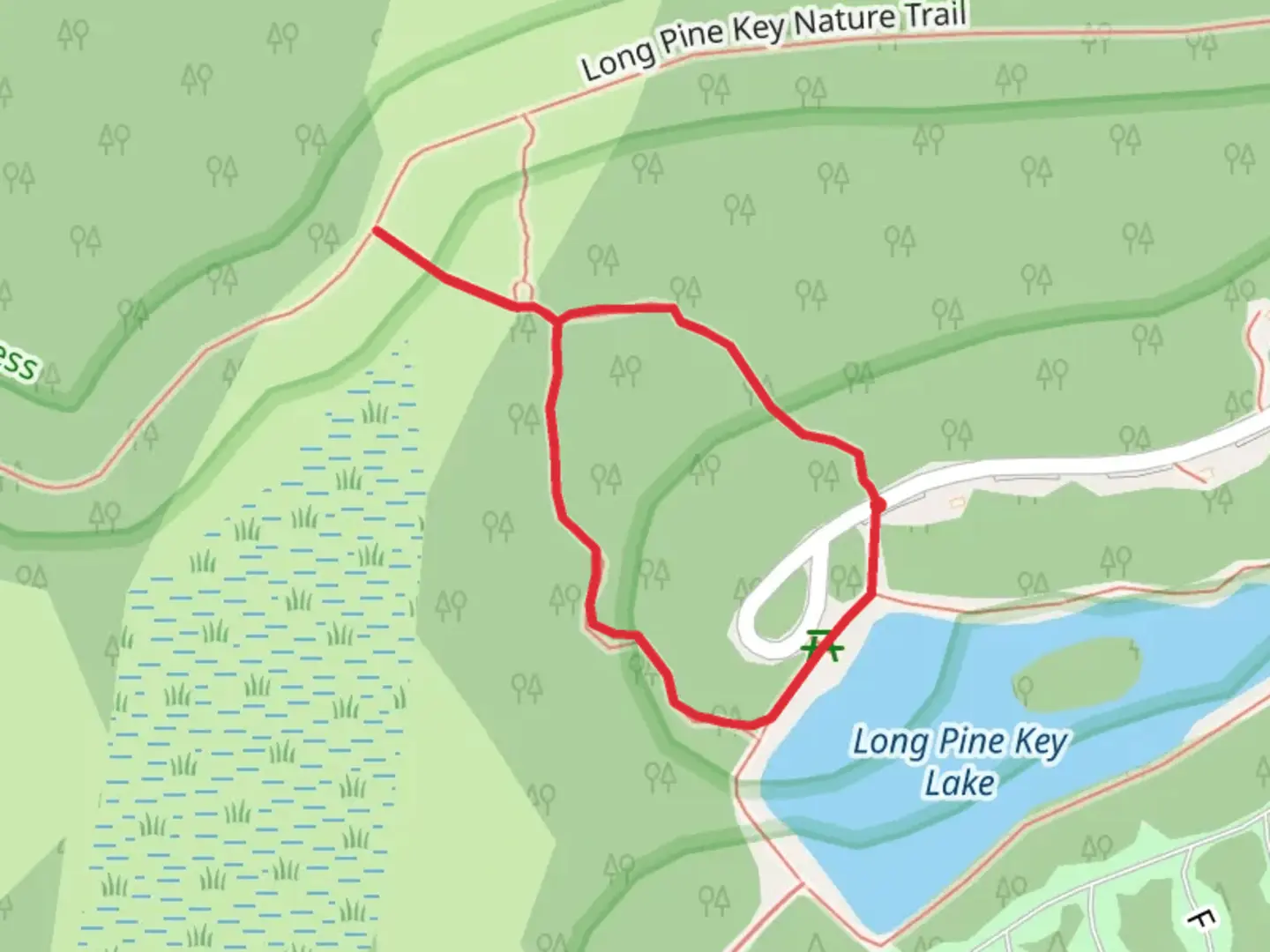 An image depicting the trail Long Pine Key Rd Loop and its surrounding area.