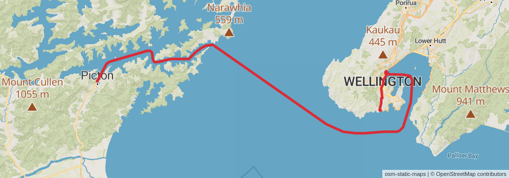 Te Araroa Trail stage 95 Map