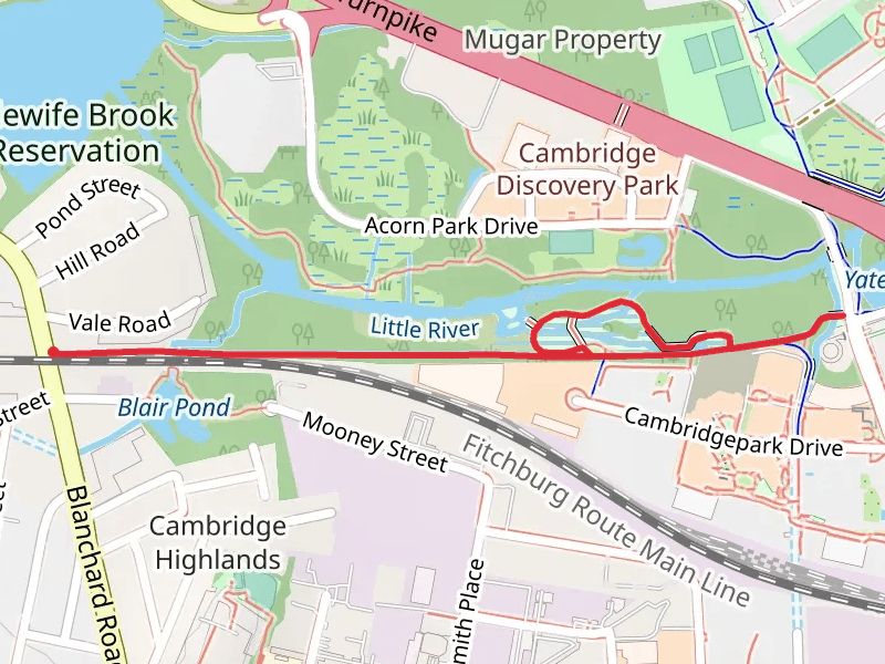 Little River and Fitchburg Cutoff Path