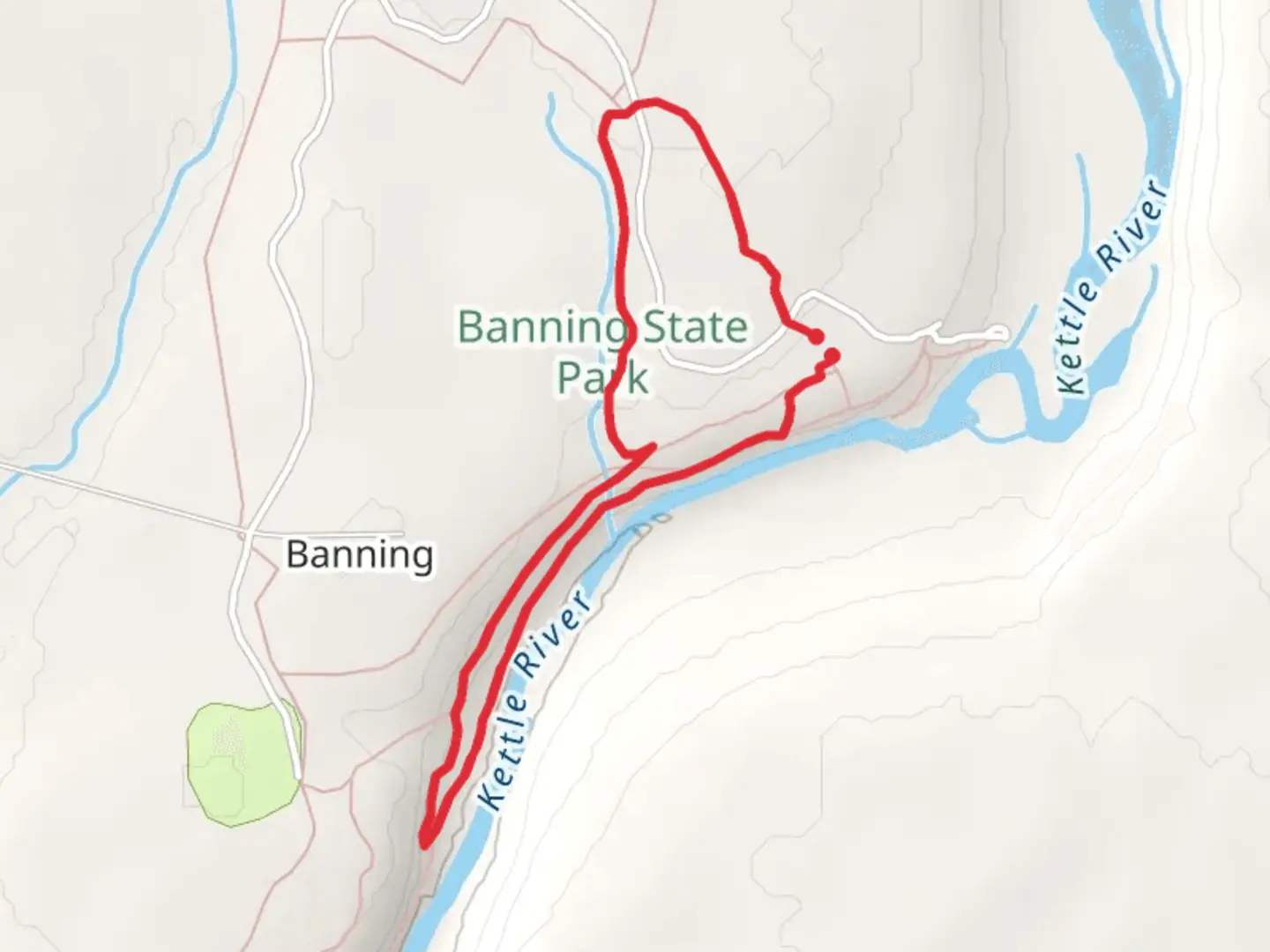 An image depicting the trail Trillium Trail, Hiking Club Trail and Quarry Loop Trail and its surrounding area.