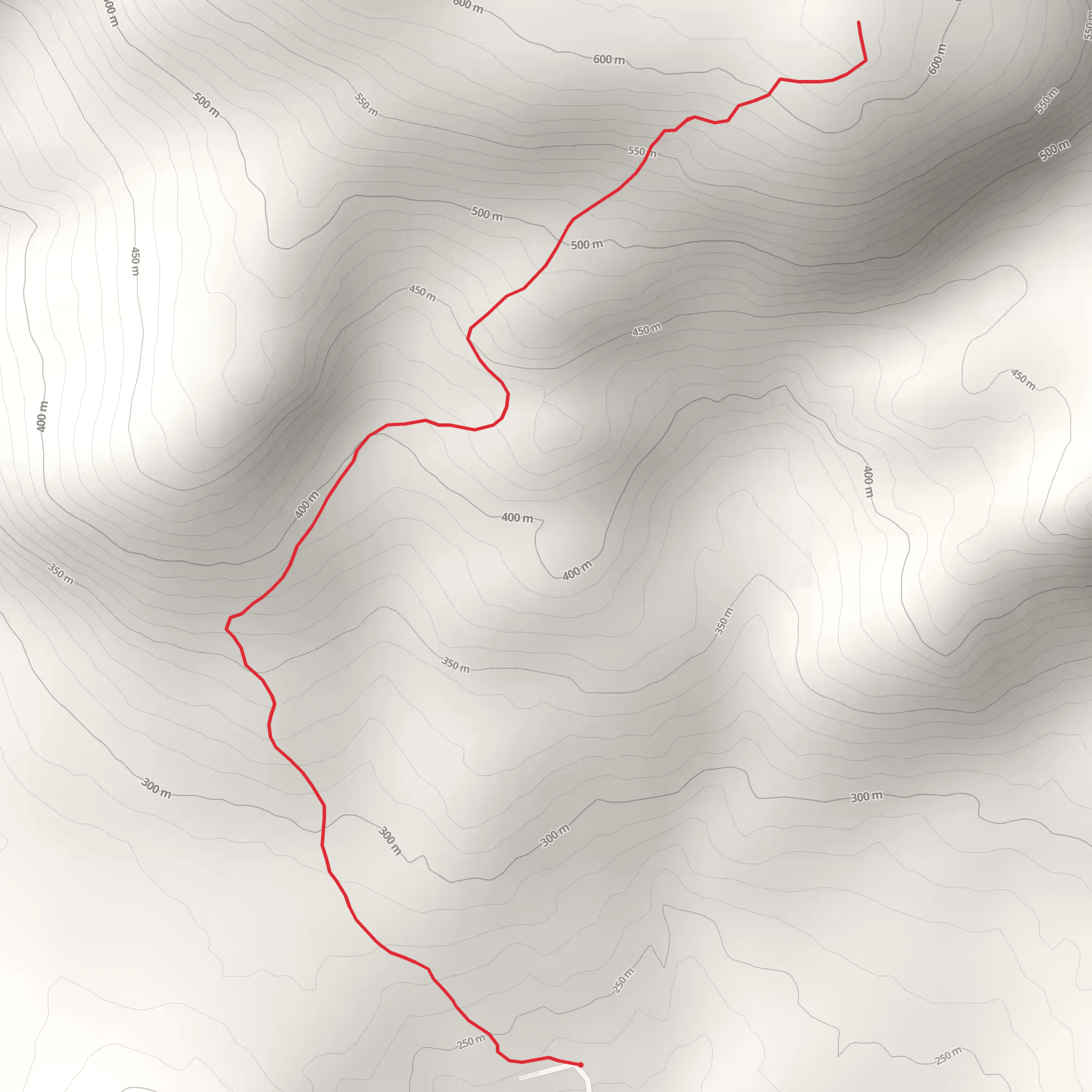 Black Mountain Trail mobile static map