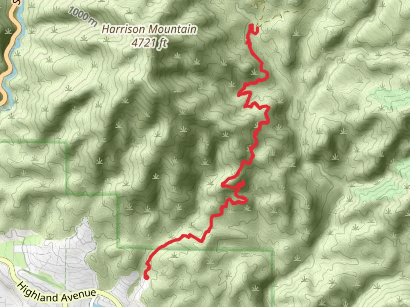 An image depicting the trail Plunge Creek Road Walk and its surrounding area.