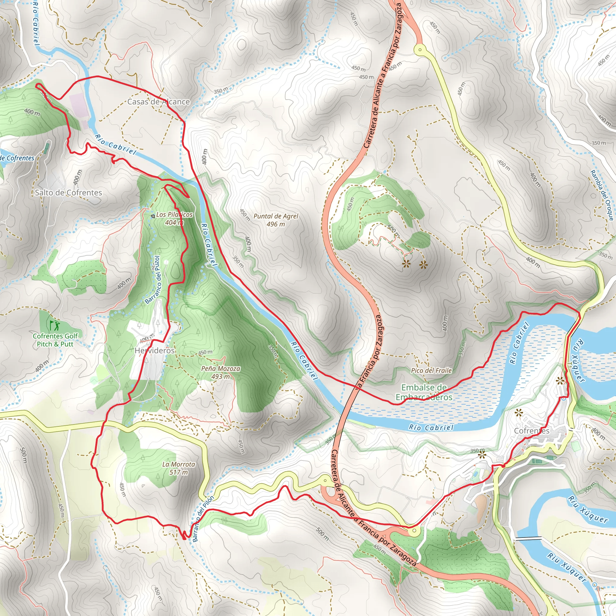 Cabriel River PR CV 380 mobile static map