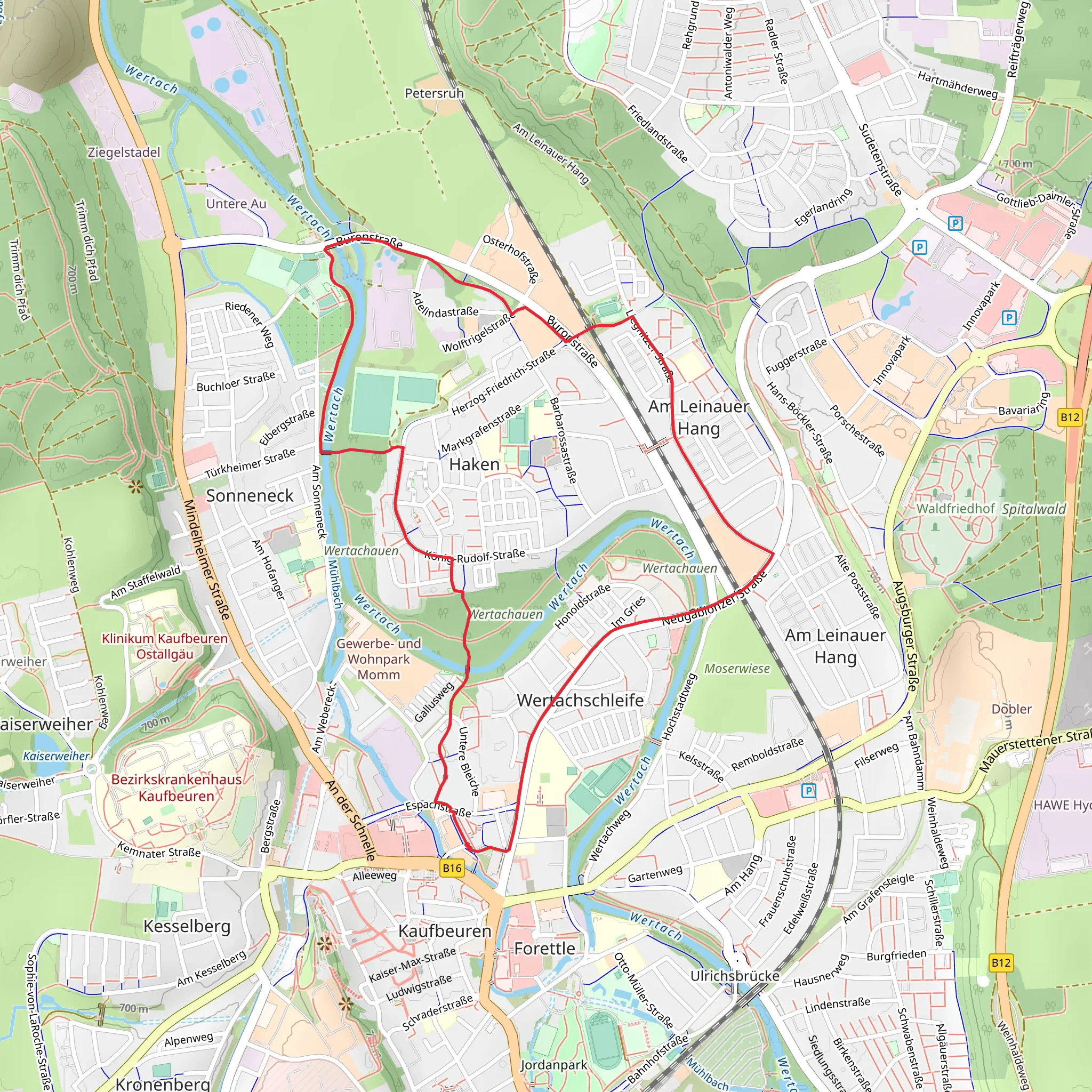 Wertach mobile static map