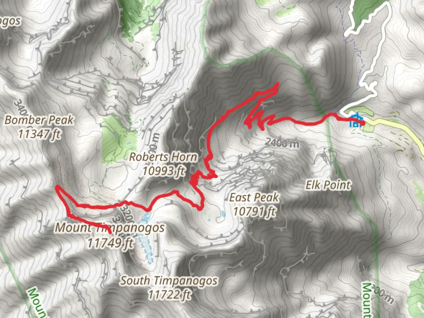 An image depicting the trail Mount Timpanogos via Timpanogos Summit Trail and its surrounding area.