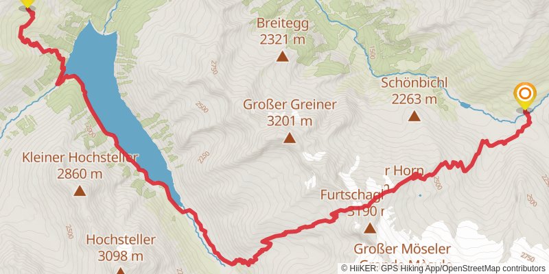Berlin High Trail stage 3 Map