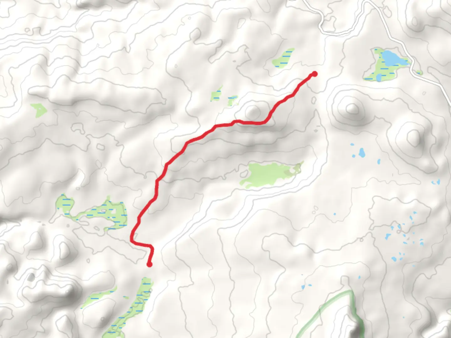 An image depicting the trail Tillicum Trail and its surrounding area.