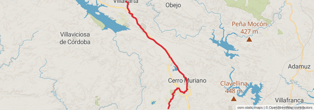 GR 48 - Sierra Morena - Andalusia stage 18 Map