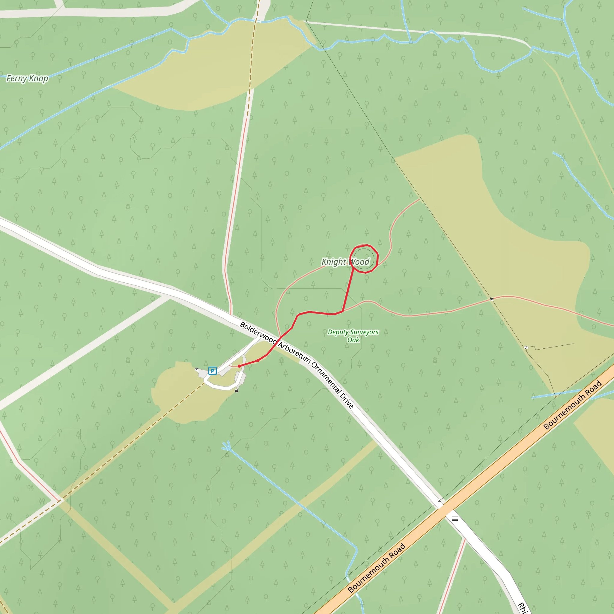 Knightwood Oak mobile static map