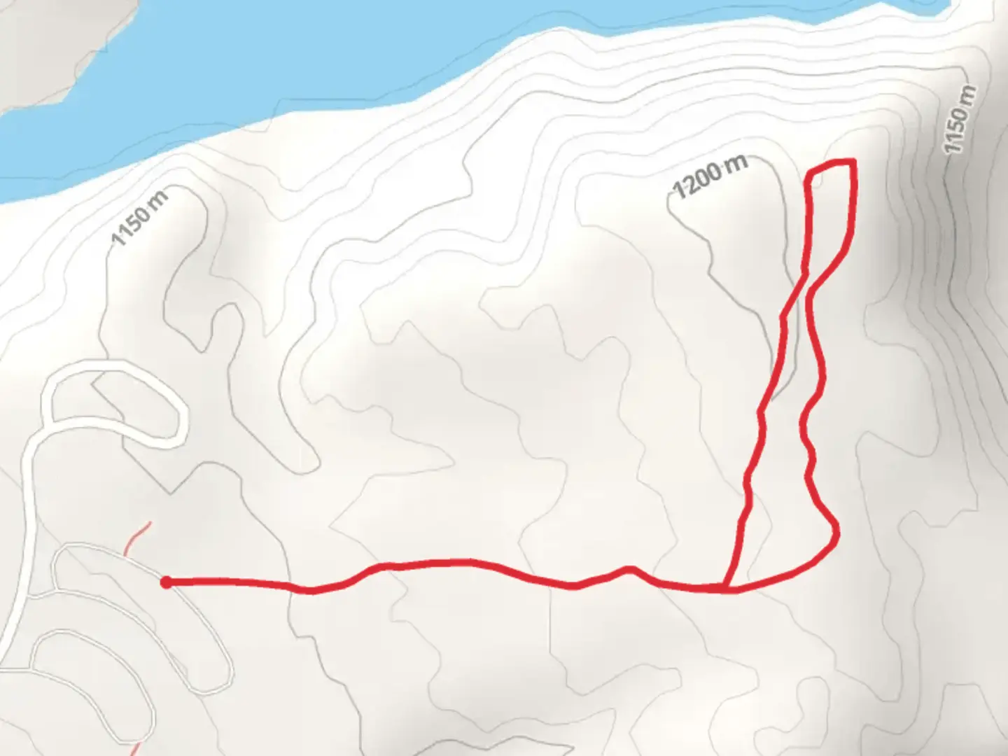 An image depicting the trail Mouth of the Canyon Loop Trail and its surrounding area.