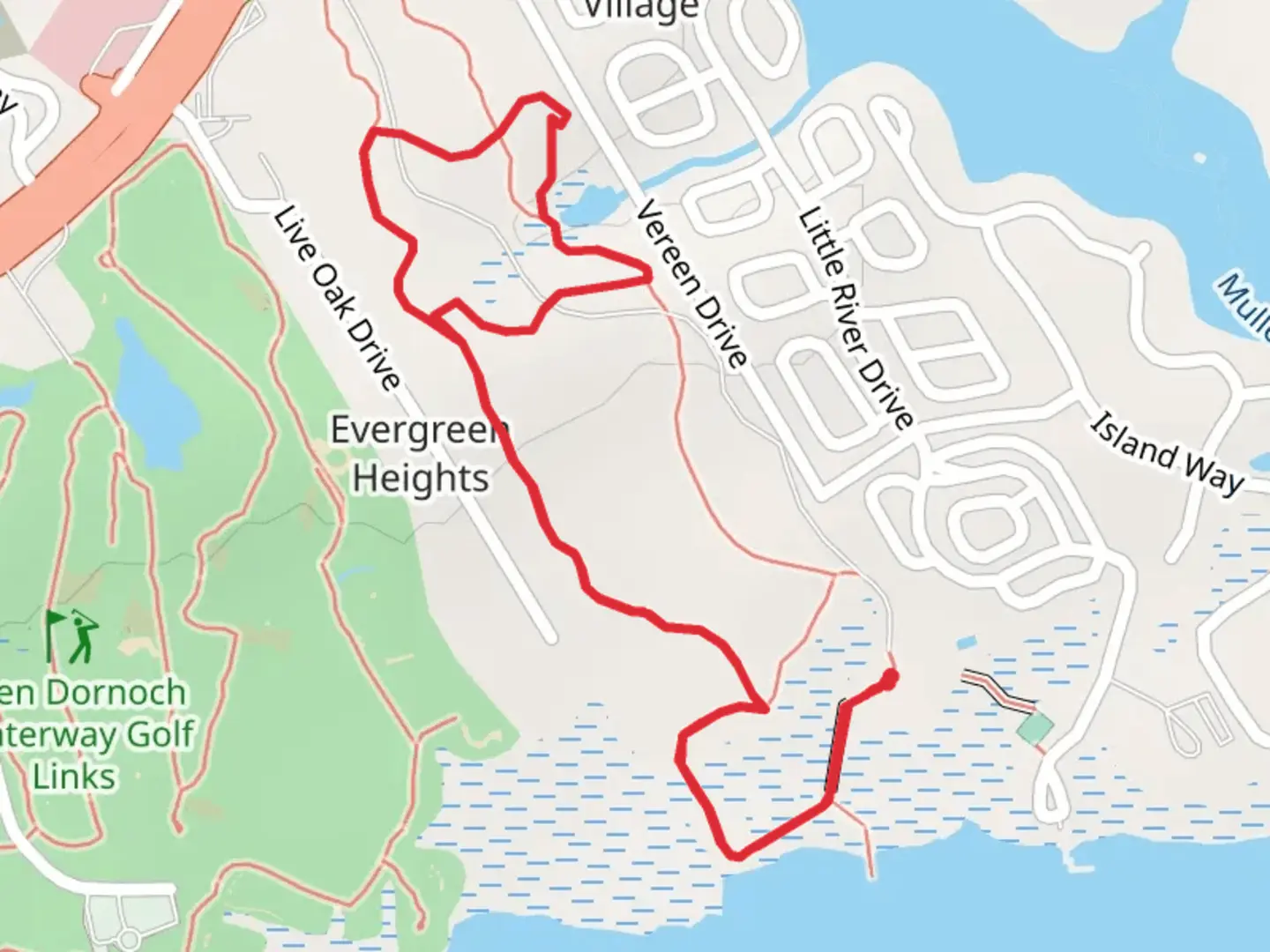 An image depicting the trail Little River Loop Walk and its surrounding area.