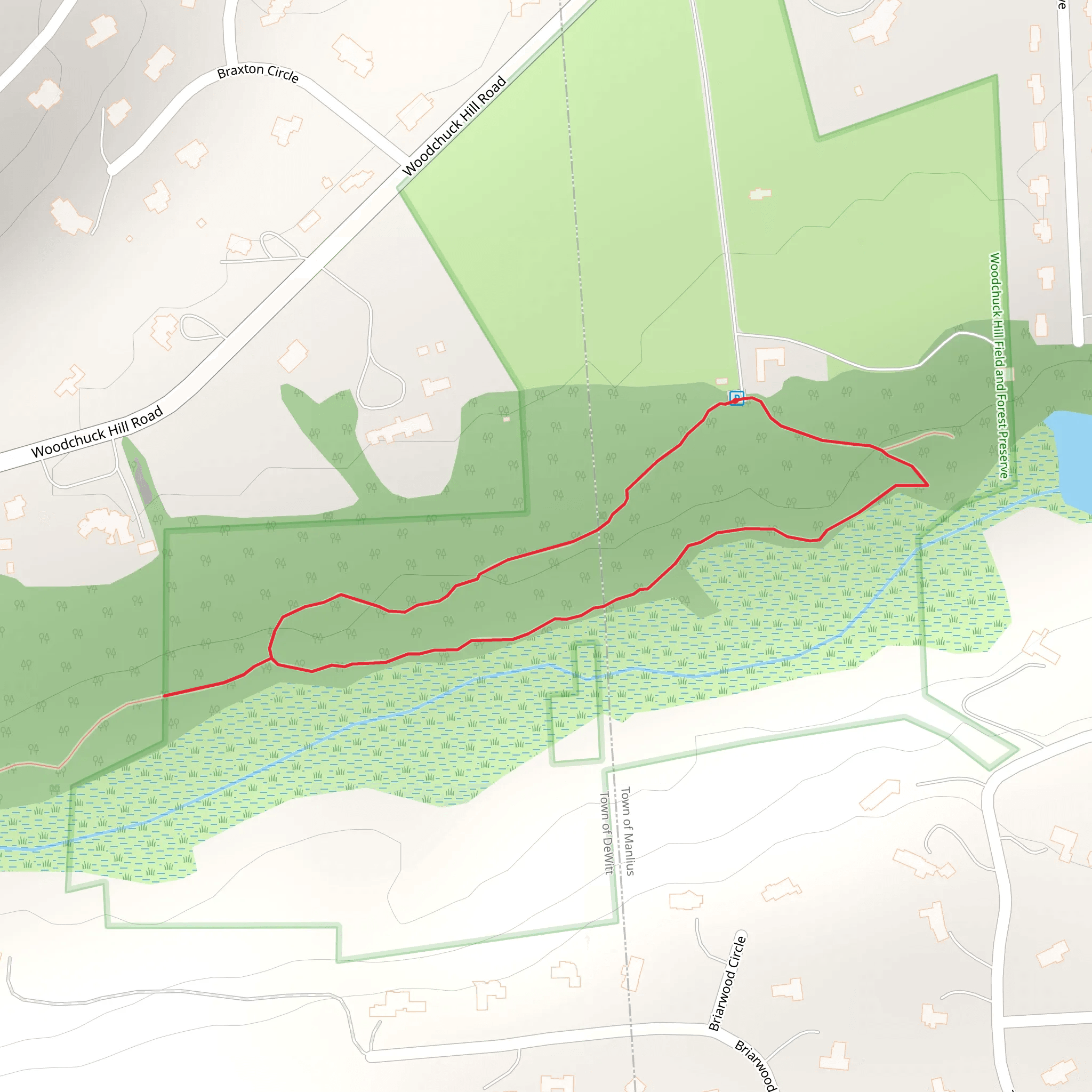 Snooks Pond Loop mobile static map