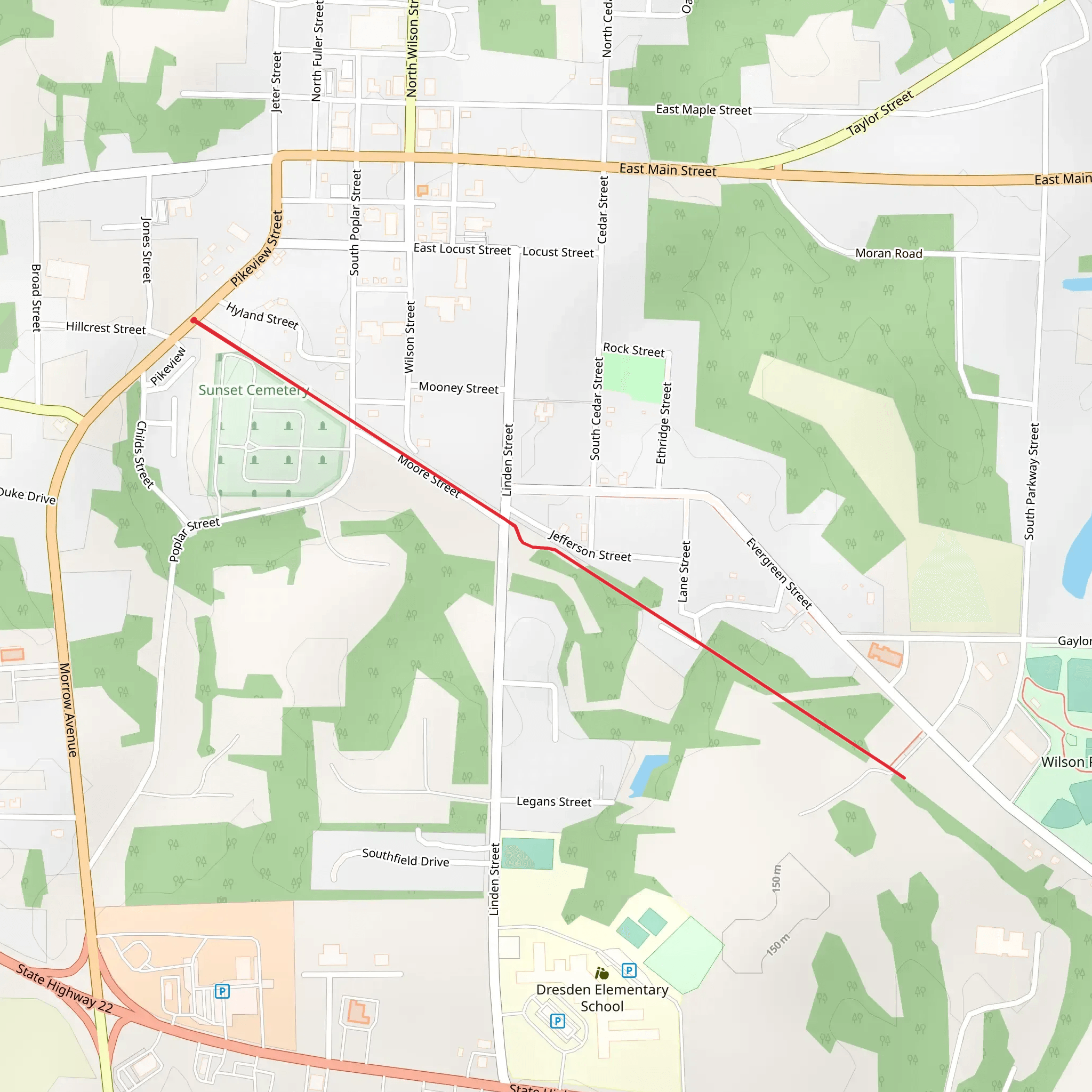 Seaboard System Railroad mobile static map