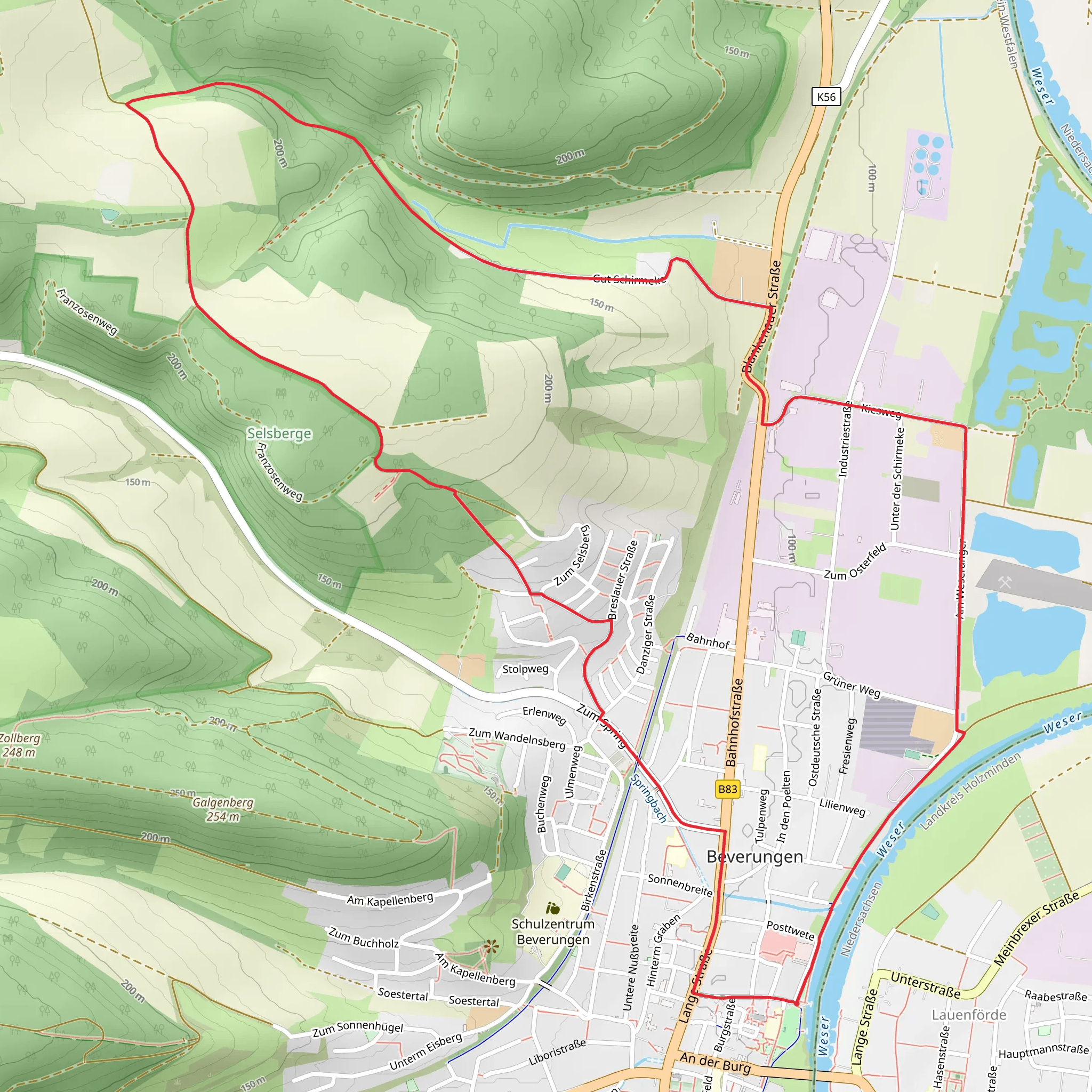 Ueber den Selsberg mobile static map