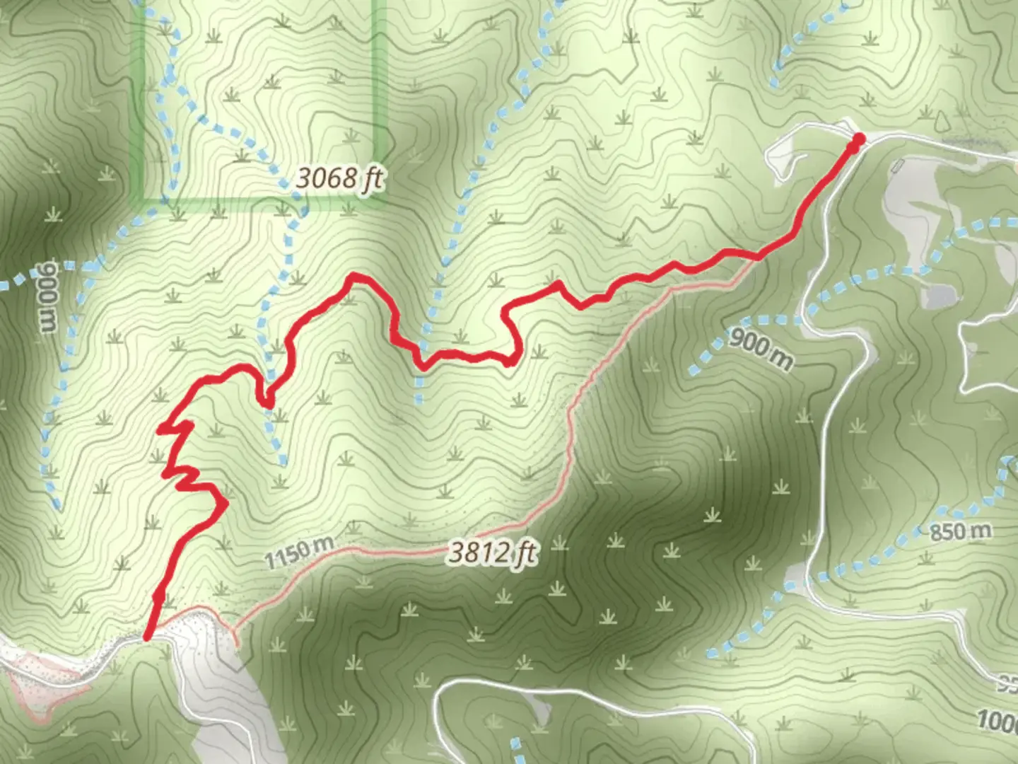 An image depicting the trail Bear Divide Trail and its surrounding area.