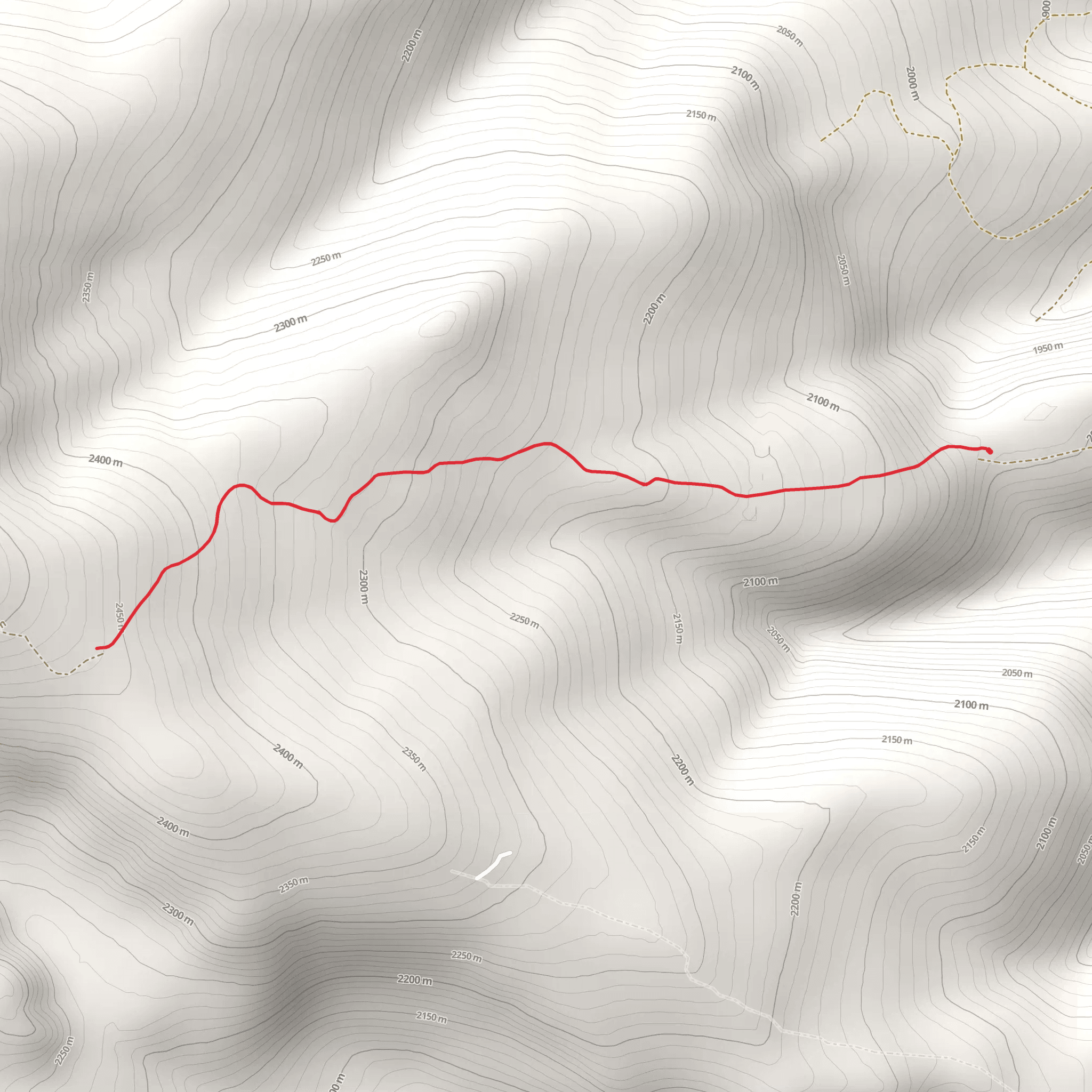Pickfoot Trail mobile static map